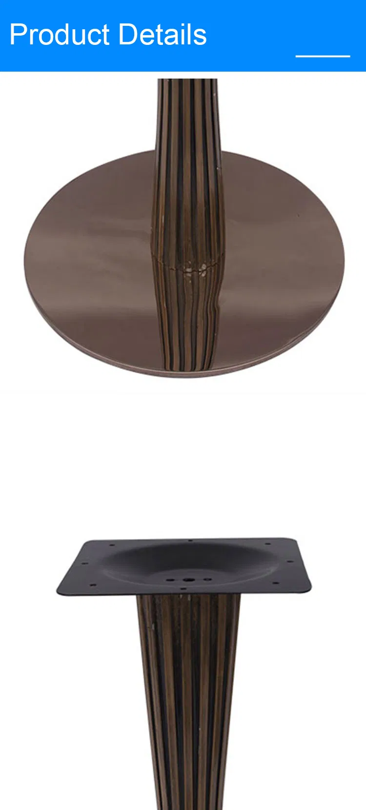 Wholesale Furniture Stainless Steel Heavy Duty Industrial Metal Table Legs