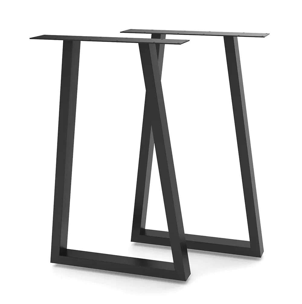Industrial Cast Iron Steel Frame X Shape Desk Furniture Metal Table Legs