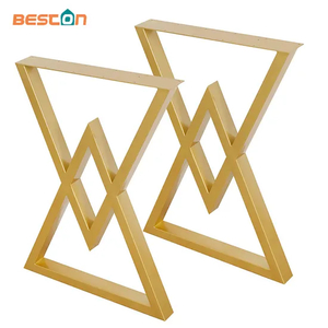 Heavy Duty Furniture Office Dining Desk Square Steel Metal Table Legs