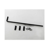 Post Latch & Strap Hinge Door Drop Rod Kit Metal Black Fence Hardware