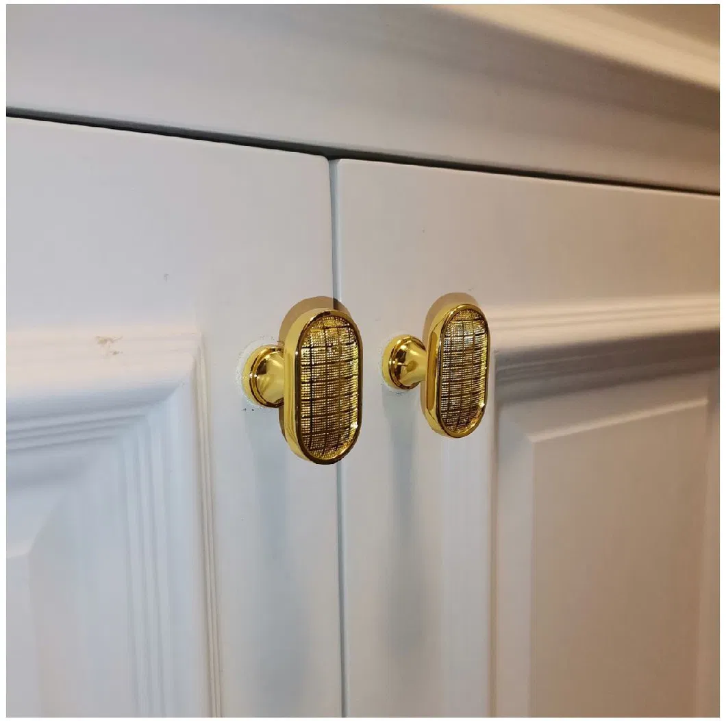 Single-Hole Zinc Alloy Handle Cabinet Door Drawer Handle