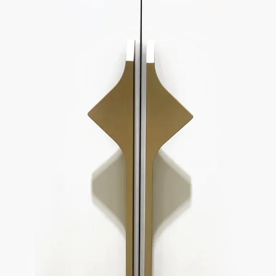 Aluminum Wardrobe Door Handle Simple Antique Gold Gray Furniture Cabinet Pull Handles