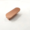 Aluminum Cabinet Handle Meilv Rose Gold Aluminum Drawer Kitchen Furniture Cabinet Handle