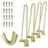 U-Shaped Wire Furniture Hardware Support Metal Table Legs Desk Legs Hairpin Legs