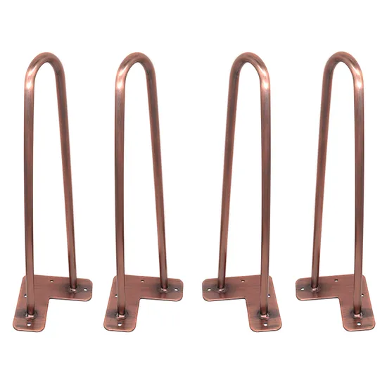U-Shaped Wire Furniture Hardware Support Metal Table Legs Hairpin Legs