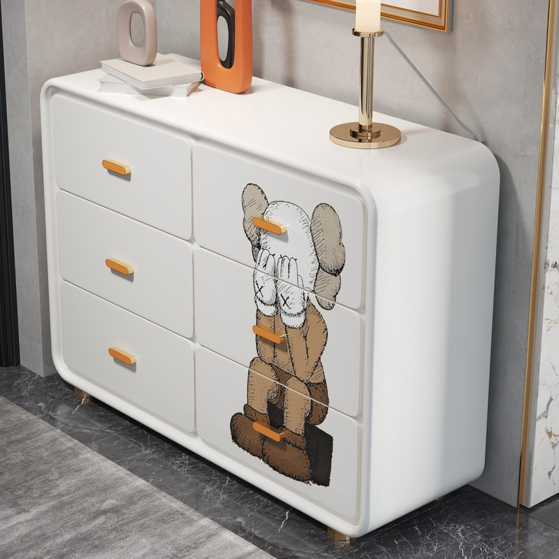 High-Quality Handmade Solid Wood Console Cabinet - Customizable for Home, Hotels & Halls with Storage Options