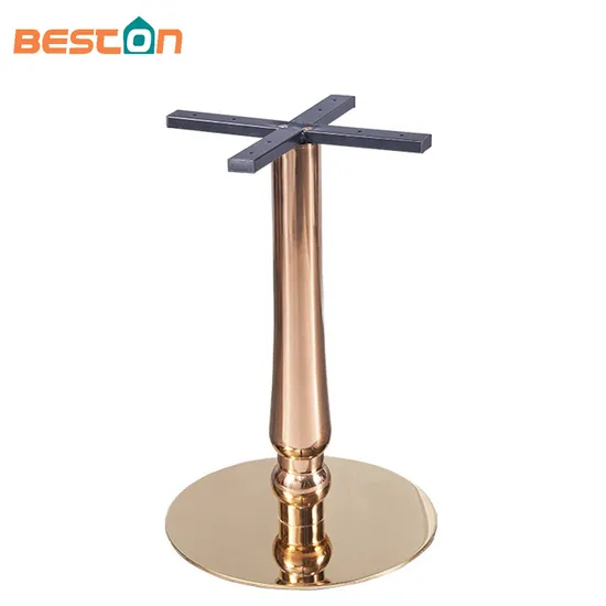 Furniture Coffee Dining Chrome Tulip Modern Metal Stainless Steel Gold Table Base