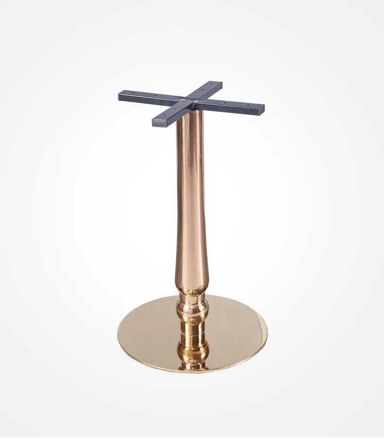 Furniture Coffee Dining Chrome Tulip Modern Metal Stainless Steel Gold Table Base