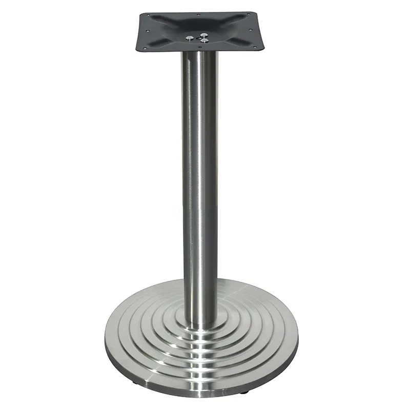 Stainless Steel Clad Composite Step Restaurant Table Base