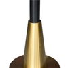 Sleek Commercial Restaurant Table Stainless Steel Table Base with Gold for Sales