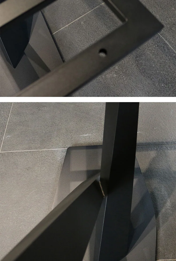 Modern V Shaped Cross Dining Room Large Pedestal Desk Metal Table Base