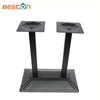 Wholesale Black Powder Coated Double Legs Table Base