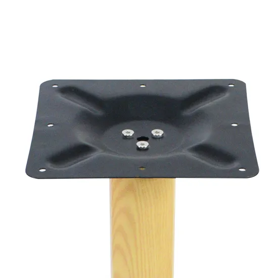 Wood Color Round Industrial Furniture Restaurant Table Legs 28 Inch for Sales
