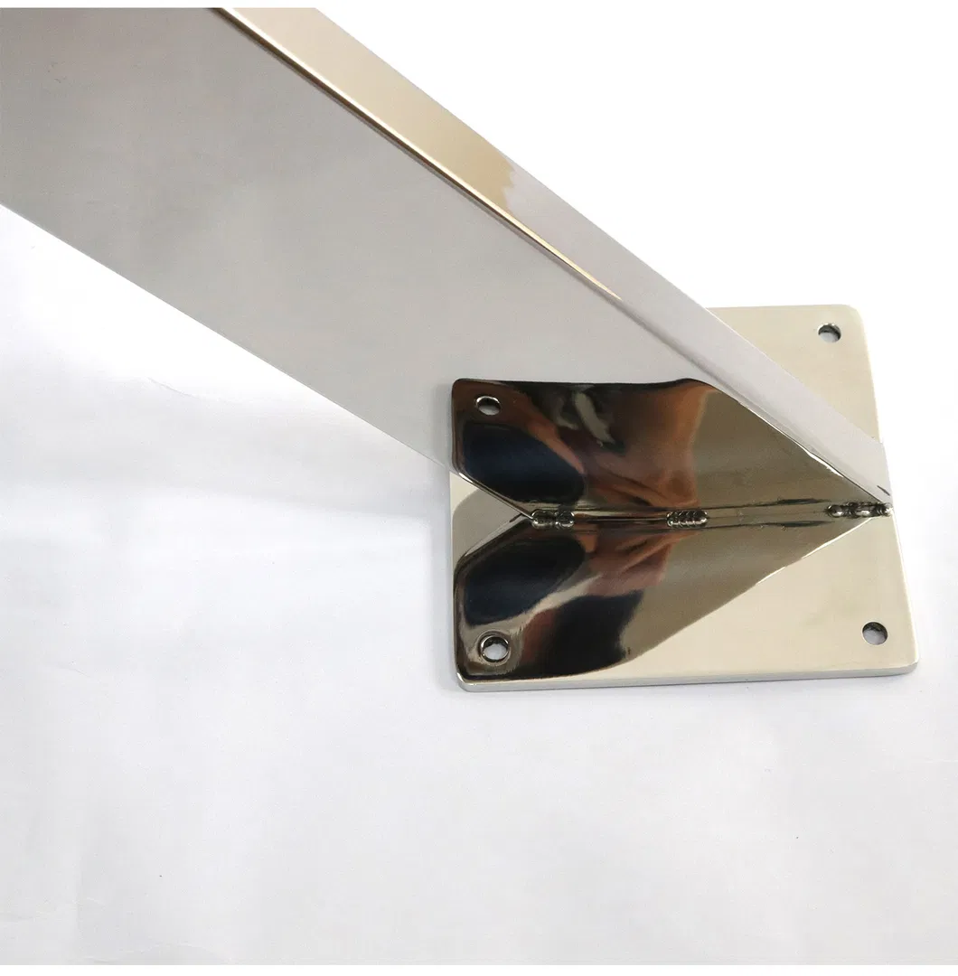 Modern Restaurant Bench Desk Metal Coffee Dining X Shape Square Table Legs