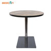 Hot Selling Square Black Iron Stamping Table Base for Restaurant