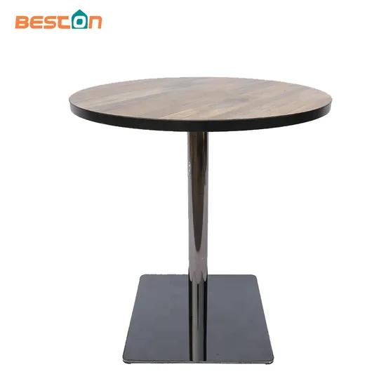 Hot Selling Square Black Iron Stamping Table Base for Restaurant
