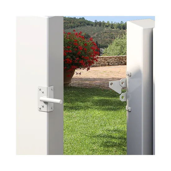 Heavy Duty Fence Self-Locking White Wood Fence Two Way Gate Latches