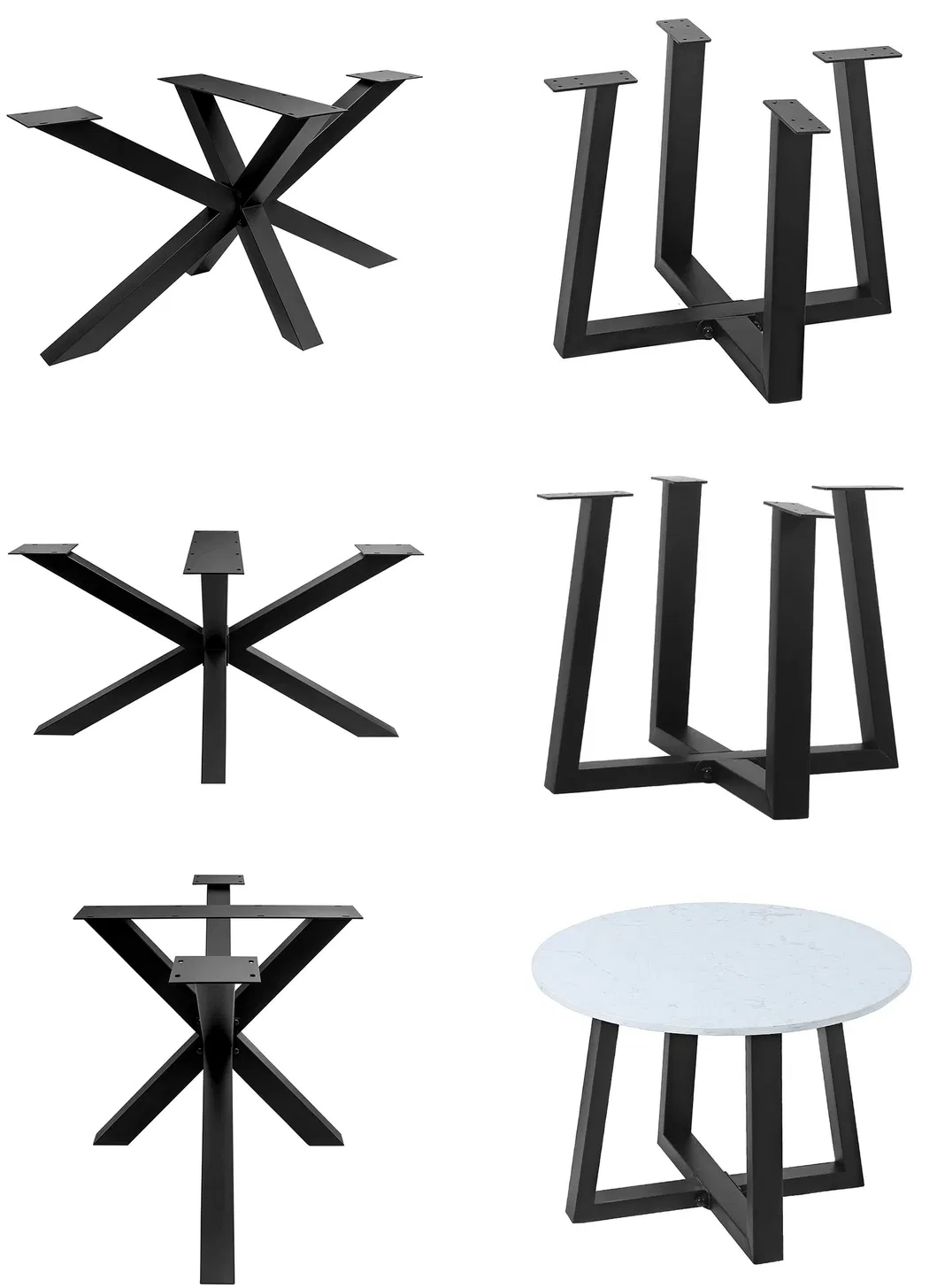 Mirrored Modern Large Pedestal Desk Metal Stainless Steel Chrome Table Base