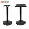 Conventional Recommendation Black Color Powder Coated Cast Iron Restaurant Table Base