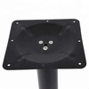 Furniture Parts Black Cross Cast Iron Metal Table Leg for Hotel Use