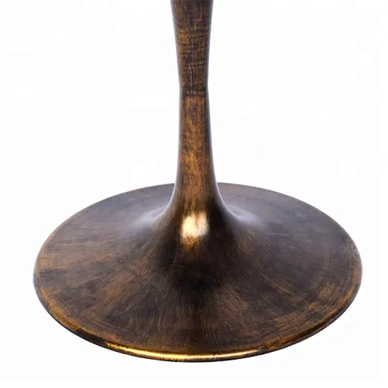 Classic Style Round Bronze Iron Tulip Table Legs for Coffee Tables