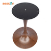 Aluminum Square Shape Table Frame Round Stainless Steel Table Base