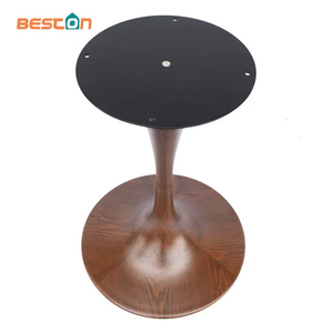 Aluminum Square Shape Table Frame Round Stainless Steel Table Base