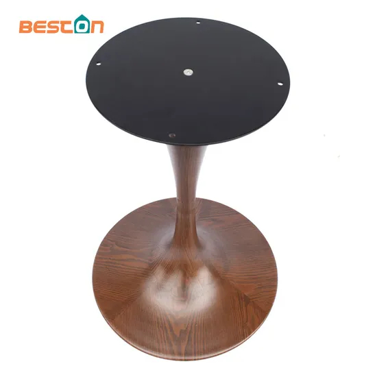 Aluminum Square Shape Table Frame Round Stainless Steel Table Base