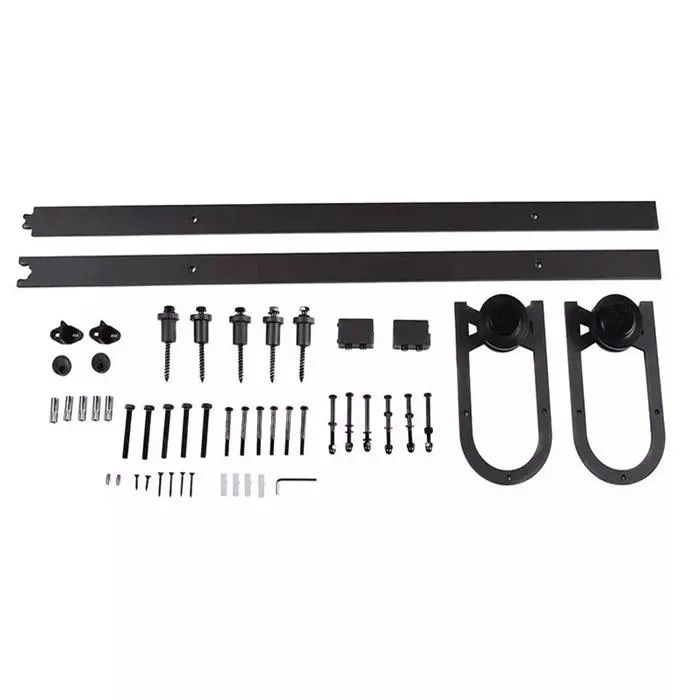 Stable Smoothly and Quietly Standard 6FT 6.6FT Sliding Barn Door Hardware