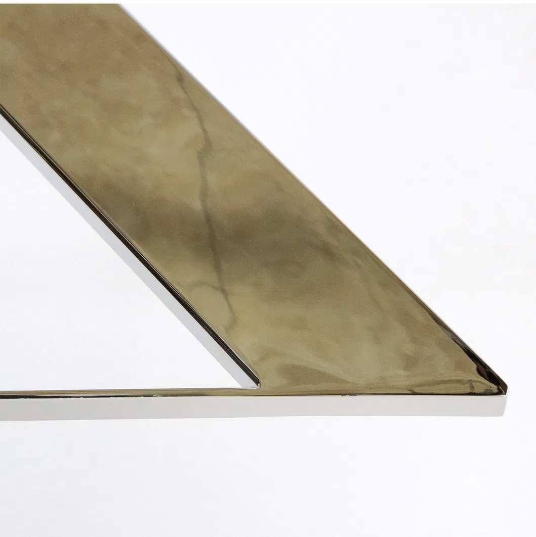 Modern Frame X Shape Square Office Restaurant Stainless Steel Table Legs