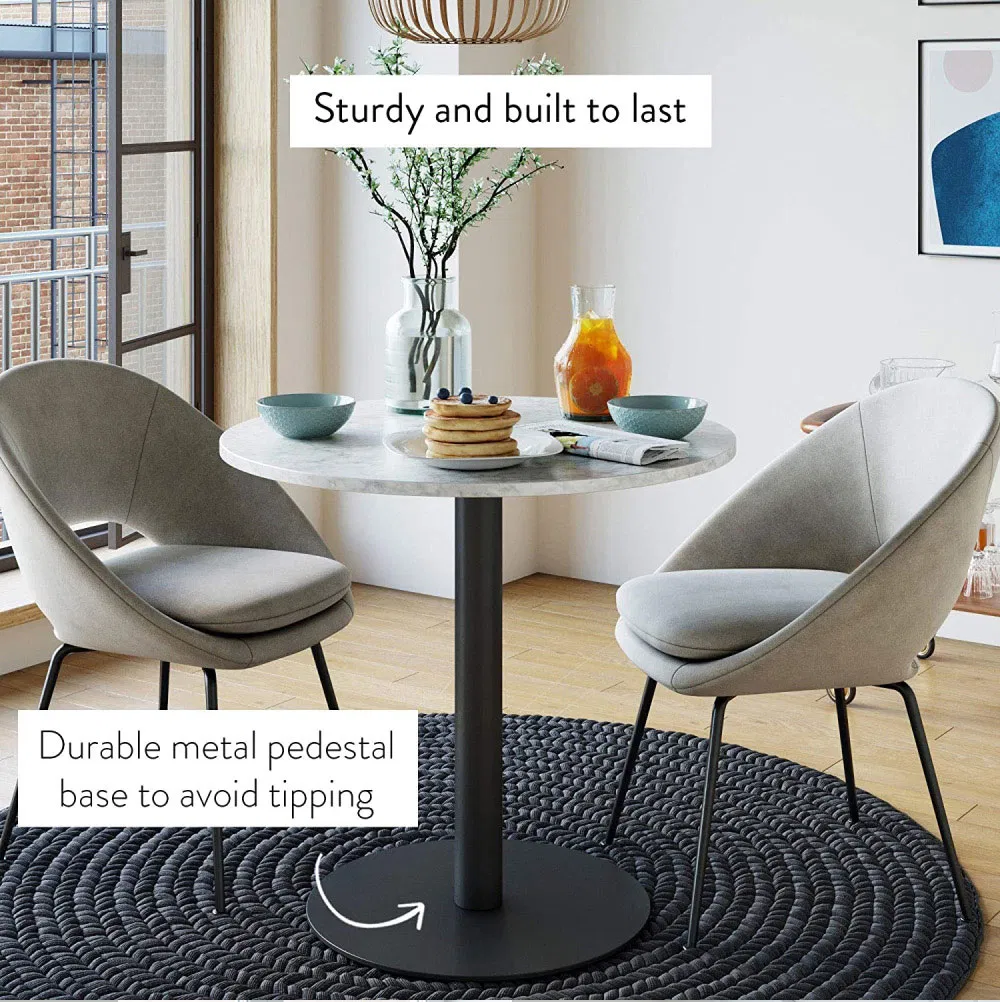 Round Furniture Restaurant Modern Stainless Steel Gold Table Base