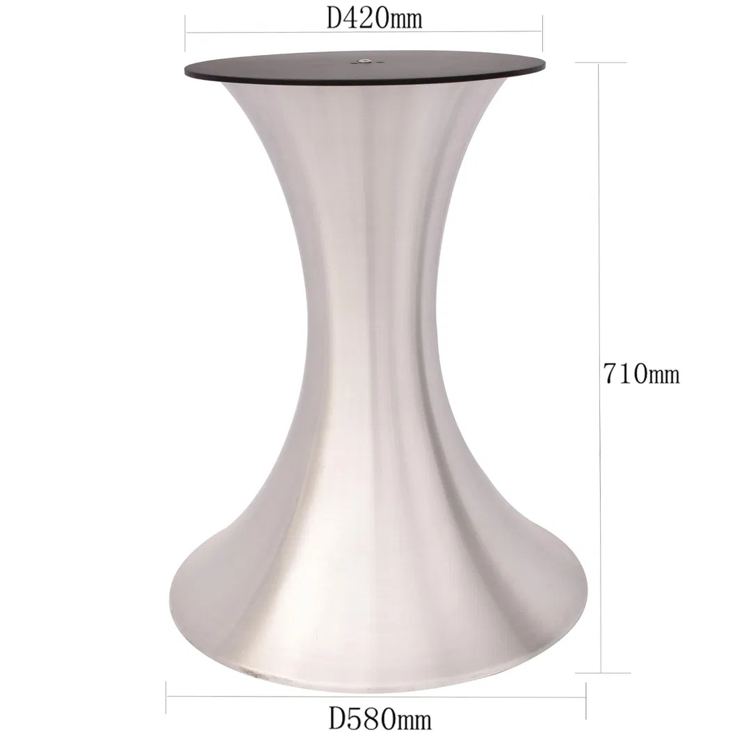 Aluminum Alloy Tulip Table Legs Custom Round Base Dining Table Leg