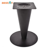 Furniture Black Powder Coated Iron Tulip Table Base for Marble Tops