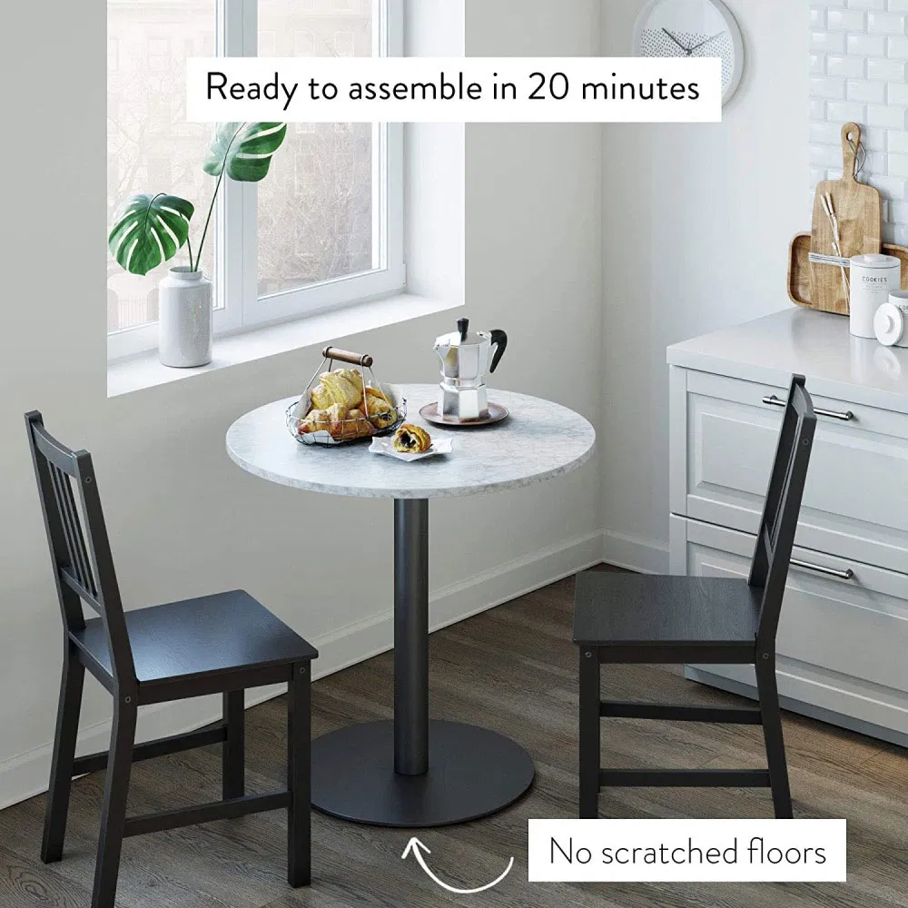 Round Marble Glass Furniture Restaurant Coffee Steel Tulip Crank Metal Table Base