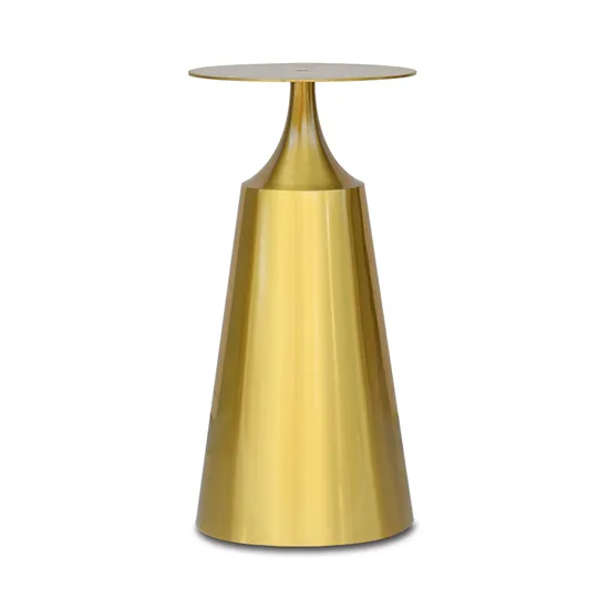 Wholesale Price High Quality Golden Stainless Steel Hotel Dining Table Base