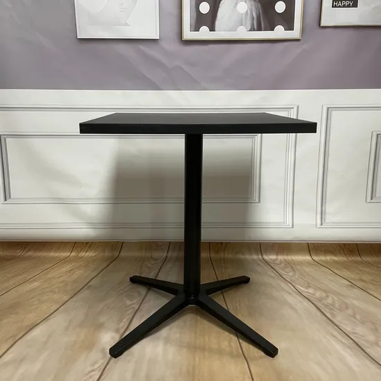 Outdoor Aluminum Alloy Table Legs Black Dining Table Base for Restaurant