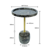 Wholesale Custom Home Furniture Nordic Small Coffee Table Marble Top Side Table