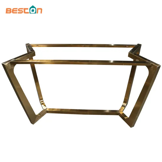 Dining Restaurant Desk Feet Industrial Coffee Metal Stainless Steel Dining Table Frame