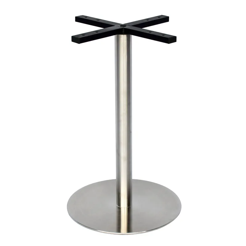 High Quality Silver Stainless Steel Stable Table Base for Restaurant