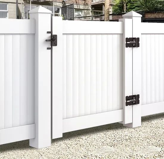 Morden Black Vinyl PVC Gate Hinges with a 90 Degree