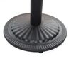 Good Quality Black Flat Solid Iron Table Base for Restaurant Use