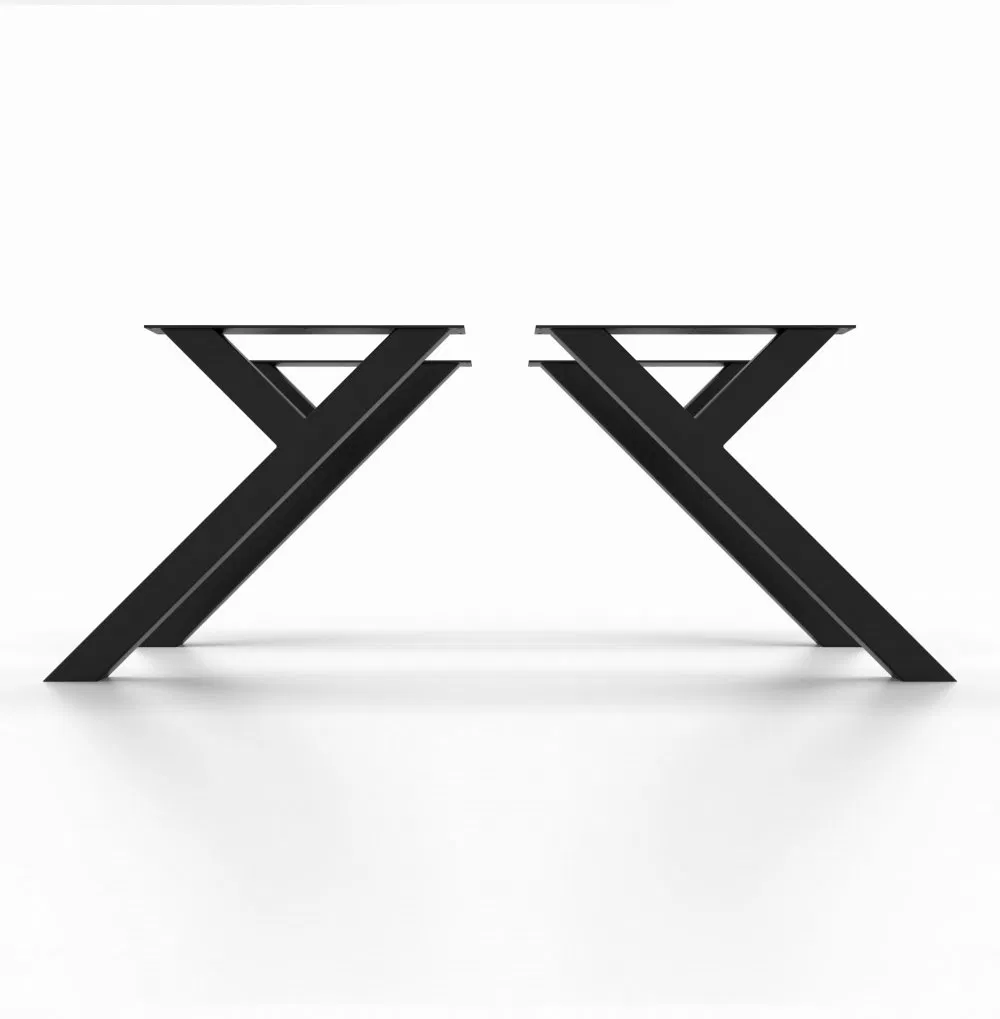 Industrial Modern Desk Metal Cast Iron Bench Dining Coffee Tapered Table Legs