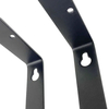 Black Metal Angle Iron Shelf Bracket Best Shelf Brackets