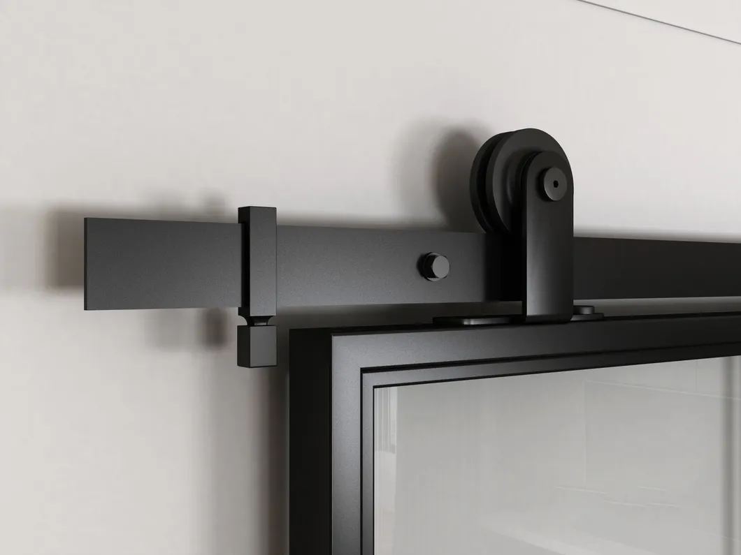 Interior Sliding Steel Frame Glass Door 6-Lite