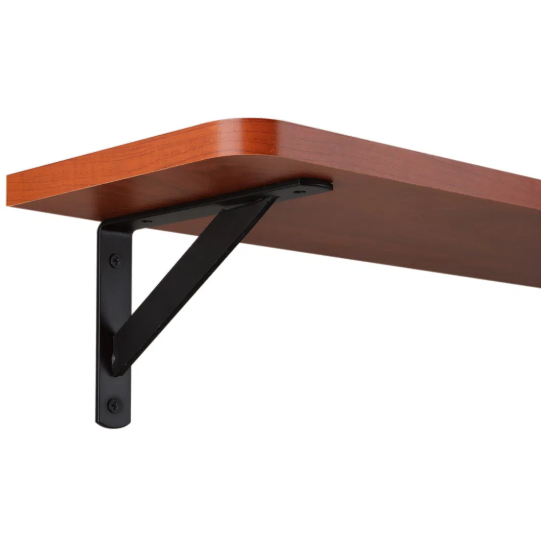 Shelf Bracket Powder Coated Iron Metal Floating Wall Shelf Bracket