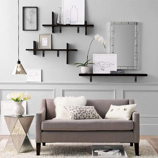 Shelf Brackets Heavy Duty Black Shelves Brackets Steel L Corner Brace