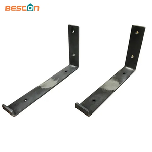 Shelf Brackets Thicken Iron L-Shaped Right Angle Corner Brace for Wall Hanging