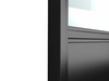 Interior Matt Black Steel Metal Frame Glass Door with Hardware Kit