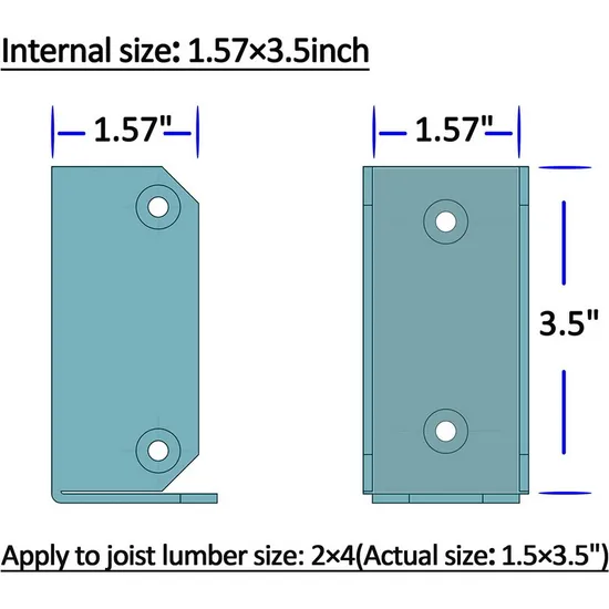 Metal Steel Woodwork Wood Stand Kit with Corner Base Bracket