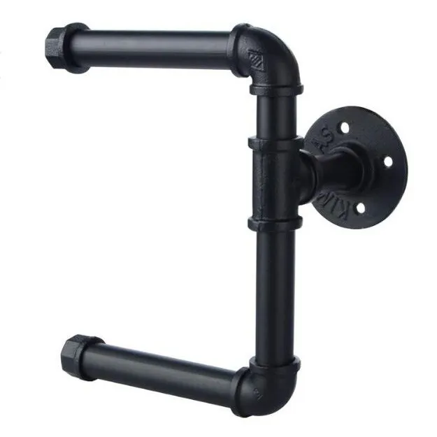 Funny Wall Mounted Bathroom Toilet Water Tube Paper Holder Shelf Bracket